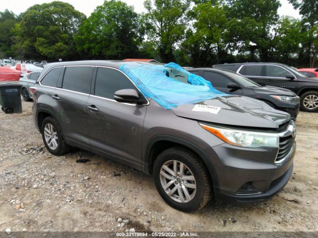 TOYOTA HIGHLANDER 2016 5tdzarfh2gs023048