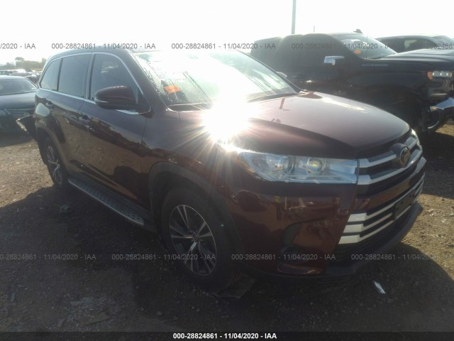 TOYOTA HIGHLANDER 2019 5tdzarfh2ks044703