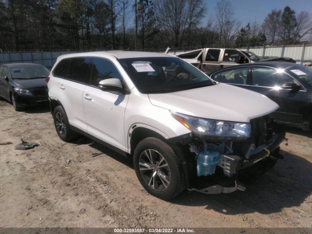 TOYOTA HIGHLANDER 2019 5tdzarfh2ks051540