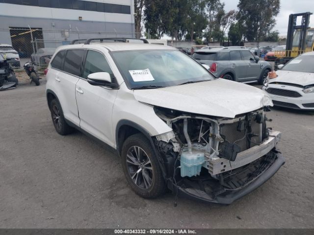 TOYOTA HIGHLANDER 2019 5tdzarfh2ks052073