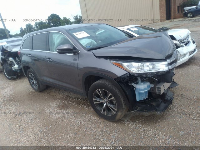 TOYOTA HIGHLANDER 2019 5tdzarfh2ks058567