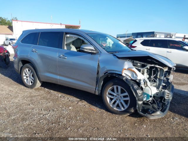 TOYOTA HIGHLANDER 2015 5tdzarfh3fs016396