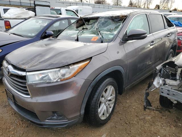 TOYOTA HIGHLANDER 2015 5tdzarfh3fs016964