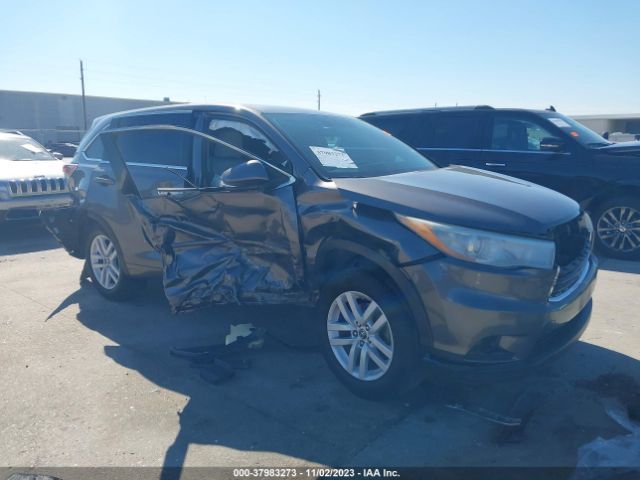 TOYOTA HIGHLANDER 2016 5tdzarfh3gs022295