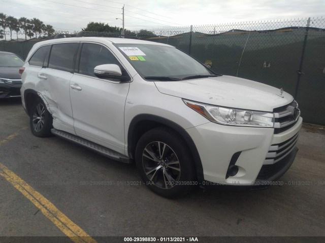 TOYOTA HIGHLANDER 2017 5tdzarfh3hs029488