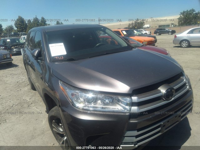 TOYOTA HIGHLANDER 2018 5tdzarfh3js035216