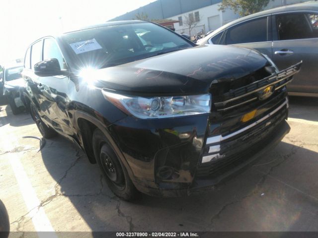 TOYOTA HIGHLANDER 2018 5tdzarfh3js035507