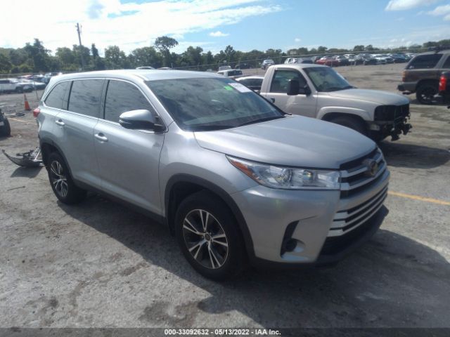 TOYOTA HIGHLANDER 2019 5tdzarfh3ks045634