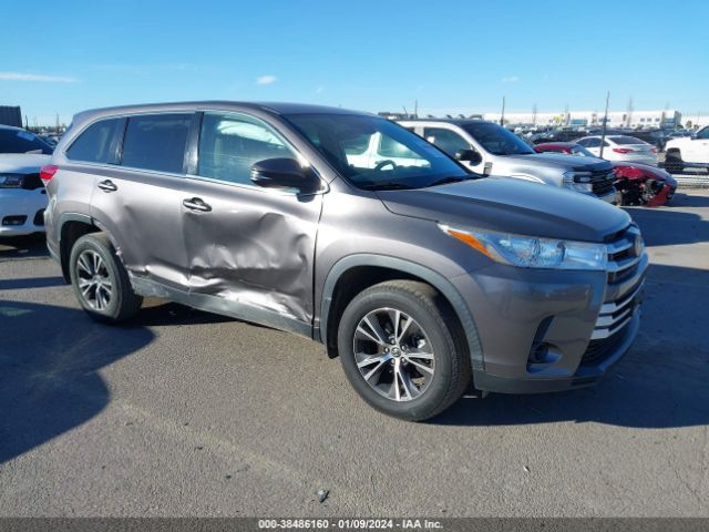 TOYOTA HIGHLANDER 2019 5tdzarfh3ks049070