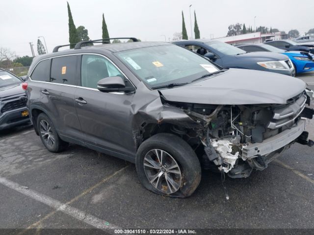 TOYOTA HIGHLANDER 2019 5tdzarfh3ks049828