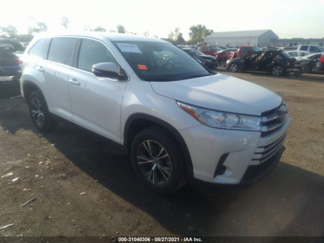 TOYOTA HIGHLANDER 2019 5tdzarfh3ks059033