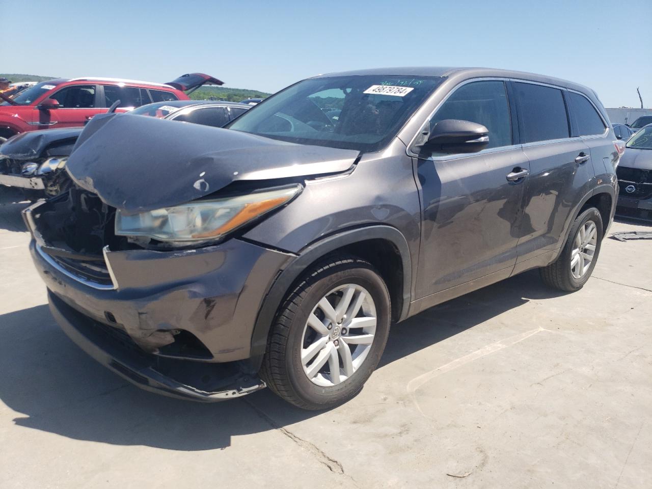 TOYOTA HIGHLANDER 2015 5tdzarfh4fs010817