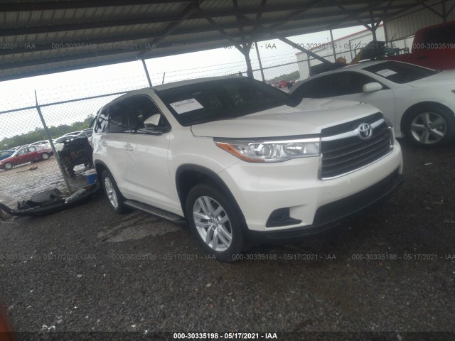 TOYOTA HIGHLANDER 2015 5tdzarfh4fs015659