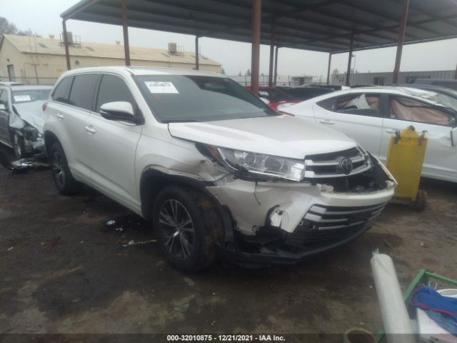 TOYOTA HIGHLANDER 2018 5tdzarfh4js037248