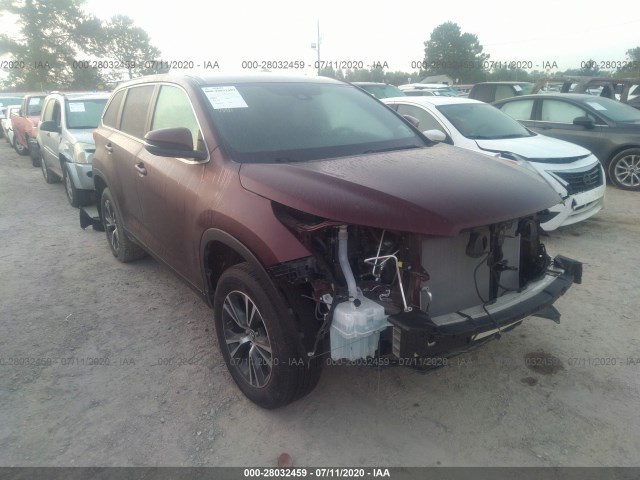 TOYOTA HIGHLANDER 2019 5tdzarfh4ks052799