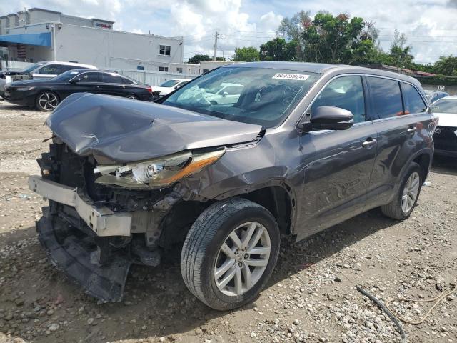 TOYOTA HIGHLANDER 2015 5tdzarfh5fs012270