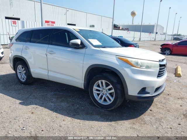 TOYOTA HIGHLANDER 2015 5tdzarfh5fs013404