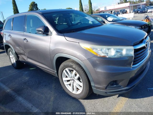 TOYOTA HIGHLANDER 2016 5tdzarfh5gs017728