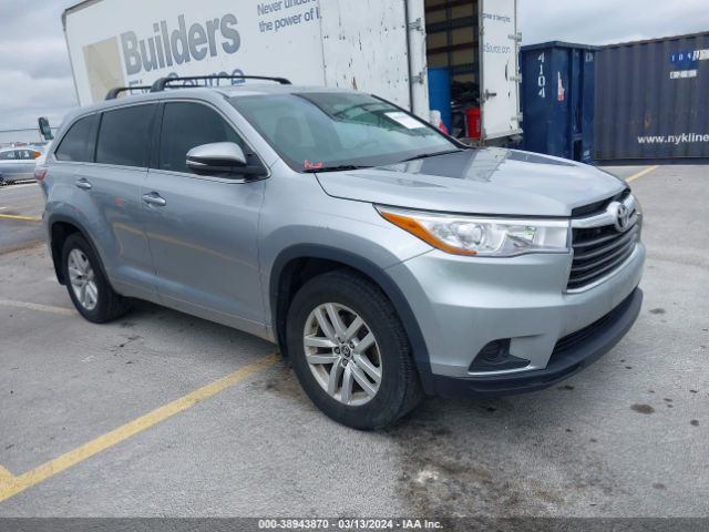 TOYOTA HIGHLANDER 2016 5tdzarfh5gs018328