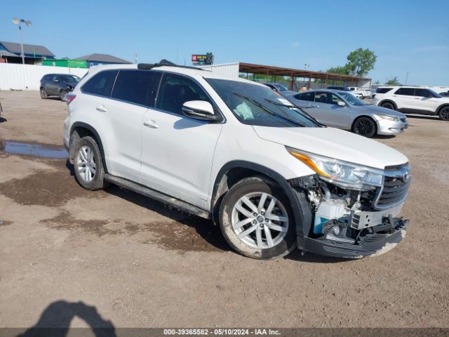 TOYOTA HIGHLANDER 2016 5tdzarfh5gs020709