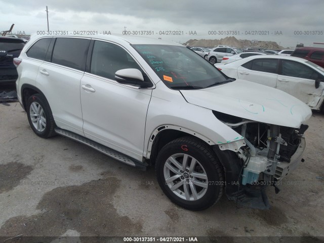 TOYOTA HIGHLANDER 2016 5tdzarfh5gs021505