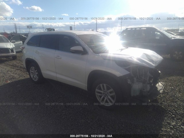 TOYOTA HIGHLANDER 2016 5tdzarfh5gs022458