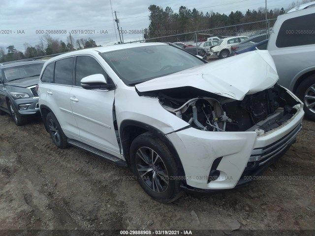 TOYOTA HIGHLANDER 2017 5tdzarfh5hs031324