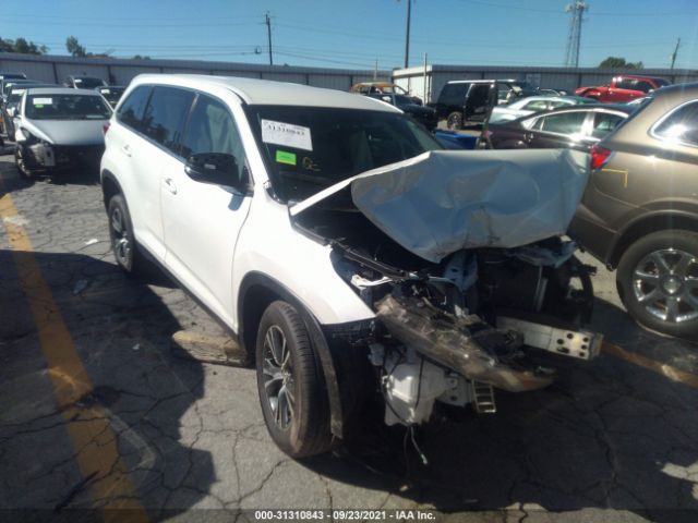 TOYOTA HIGHLANDER 2019 5tdzarfh5ks047742