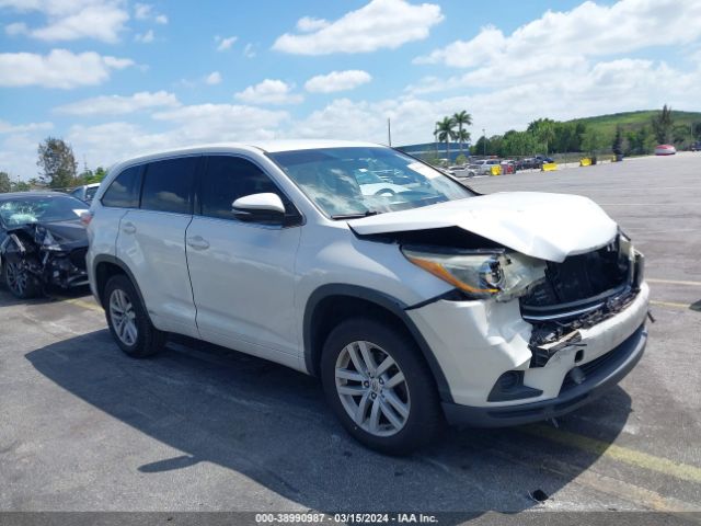 TOYOTA HIGHLANDER 2015 5tdzarfh6fs014688