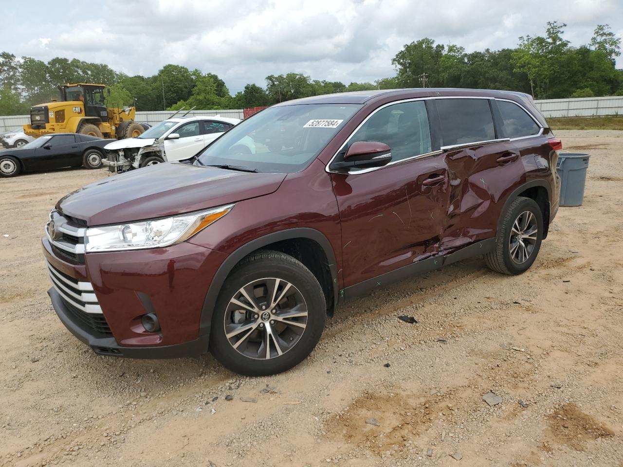 TOYOTA HIGHLANDER 2019 5tdzarfh6ks050102