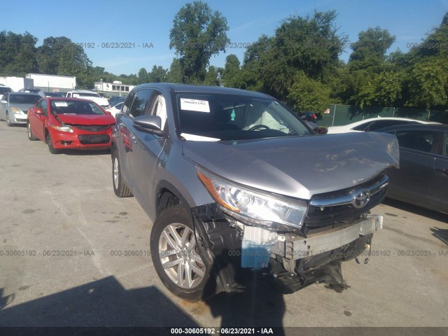 TOYOTA HIGHLANDER 2015 5tdzarfh7fs013310