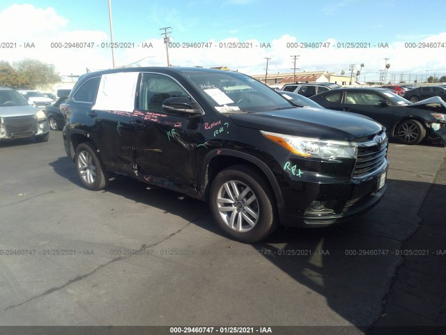 TOYOTA HIGHLANDER 2016 5tdzarfh7gs021862