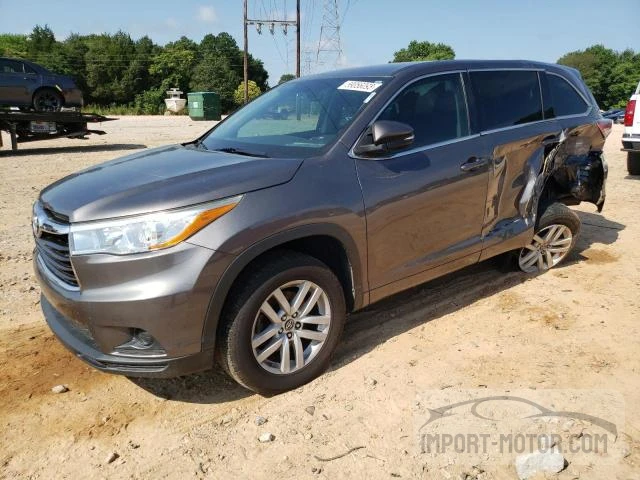 TOYOTA HIGHLANDER 2016 5tdzarfh7gs022767