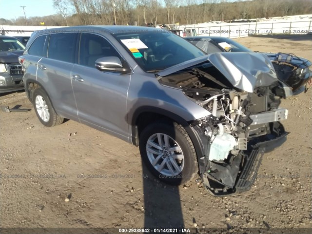 TOYOTA HIGHLANDER 2016 5tdzarfh7gs022901