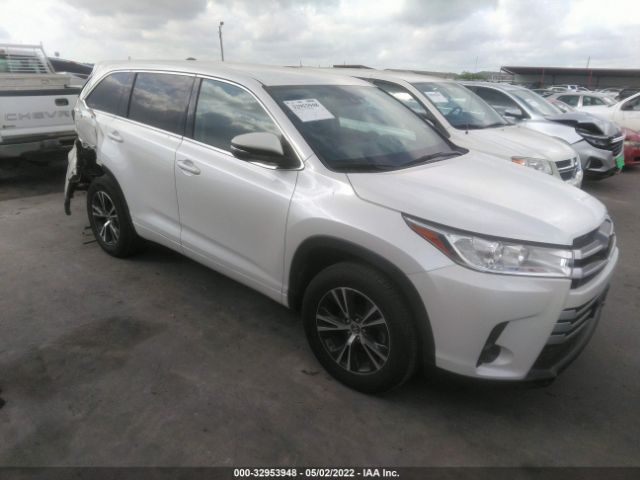 TOYOTA HIGHLANDER 2018 5tdzarfh7js033727