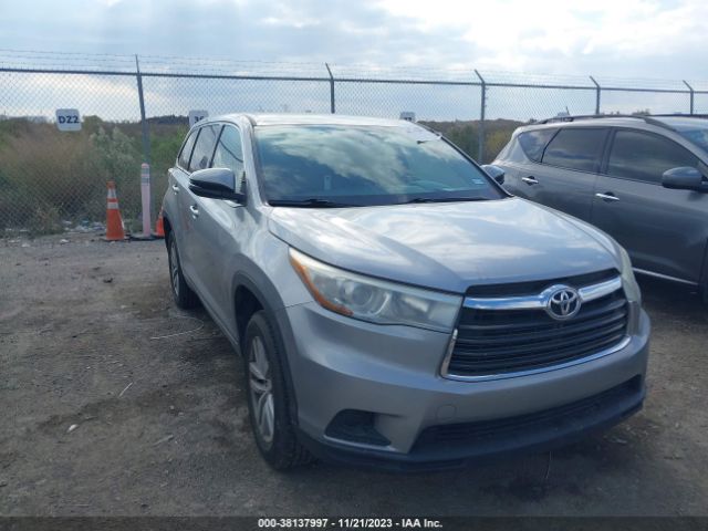 TOYOTA HIGHLANDER 2015 5tdzarfh8fs012604