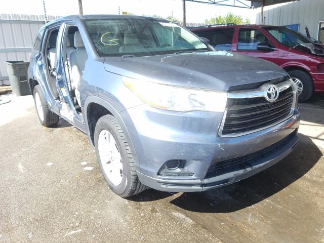 TOYOTA HIGHLANDER 2015 5tdzarfh8fs014367