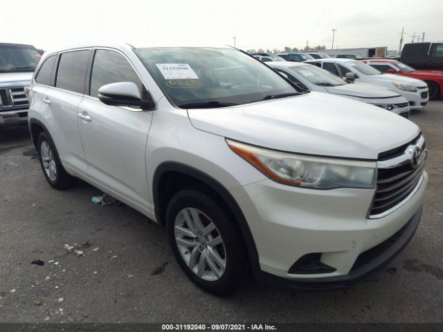 TOYOTA HIGHLANDER 2015 5tdzarfh8fs014515