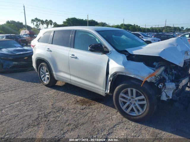 TOYOTA HIGHLANDER 2015 5tdzarfh8fs015888