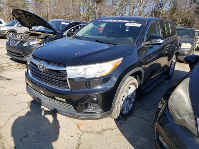 TOYOTA HIGHLANDER 2015 5tdzarfh8fs016619