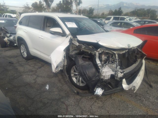 TOYOTA HIGHLANDER 2016 5tdzarfh8gs021000