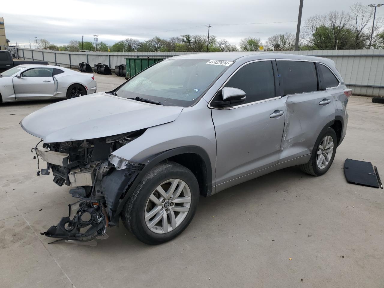 TOYOTA HIGHLANDER 2016 5tdzarfh8gs022843