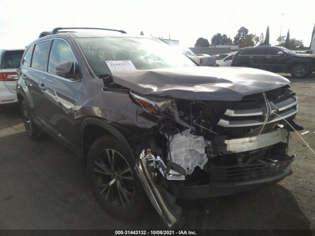 TOYOTA HIGHLANDER 2019 5tdzarfh8ks045726