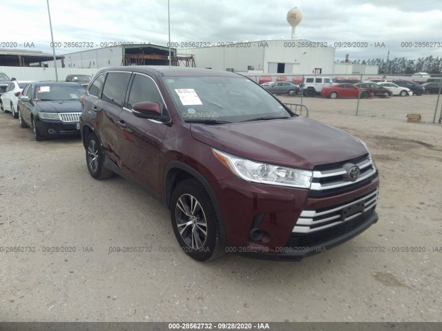 TOYOTA HIGHLANDER 2019 5tdzarfh8ks046228