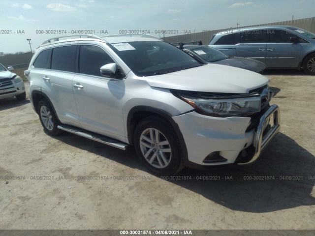 TOYOTA HIGHLANDER 2015 5tdzarfh9fs014829