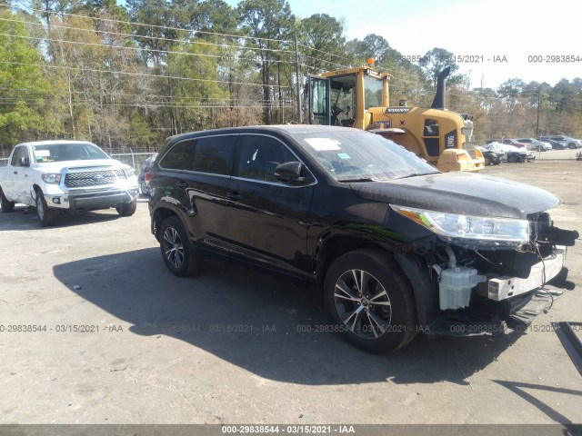 TOYOTA HIGHLANDER 2017 5tdzarfh9hs026479