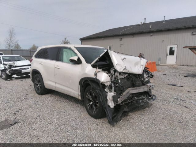 TOYOTA HIGHLANDER 2017 5tdzarfh9hs027499