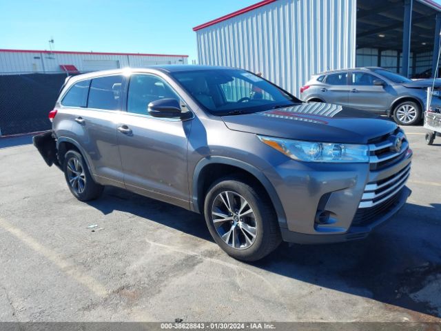 TOYOTA HIGHLANDER 2018 5tdzarfh9js041845