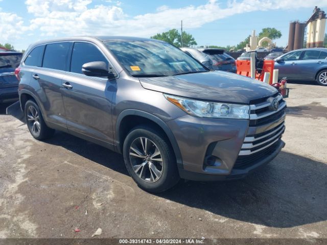 TOYOTA HIGHLANDER 2019 5tdzarfh9ks042382