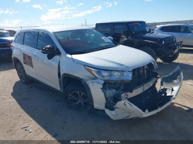 TOYOTA HIGHLANDER 2019 5tdzarfh9ks044245